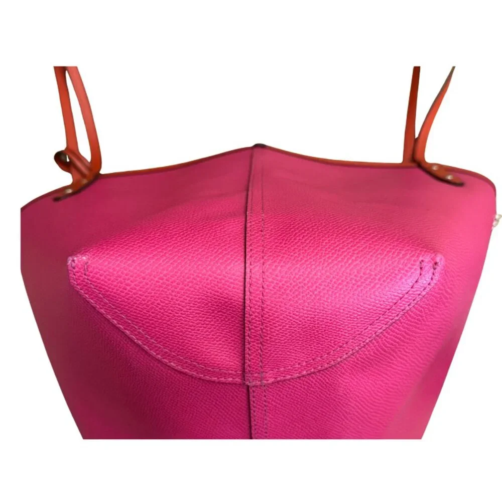 Coach Reversible City Tote Orange/Fuchsia - Picture 4 of 16